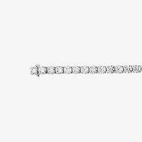 F / Si2) Womens Ct. T.W. Lab Grown White Diamond 10K Gold Inch Tennis Bracelet