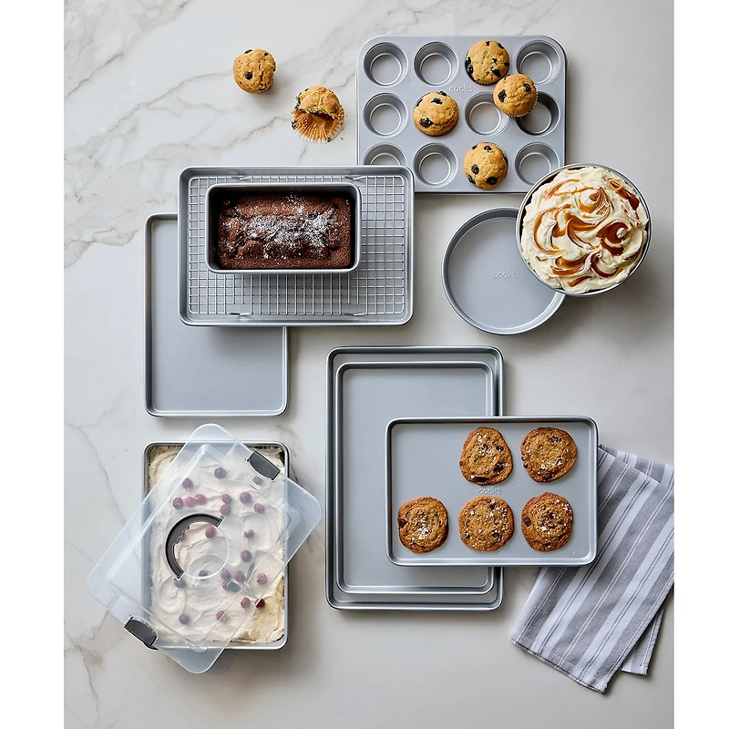 Cooks Carbon Steel 3-pc. Non-Stick Cookie Sheet Set