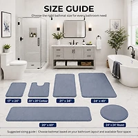 Better Trends Haven Collection Bath Rug