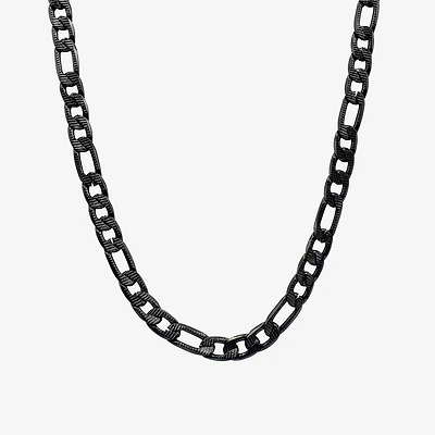 Mens Stainless Steel 24 Inch Link Chain Necklace