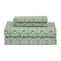 Lanwood Home Printed Reversible 7-pc. Easy Care Comforter Set