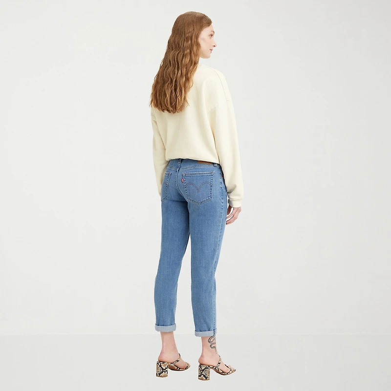 Levi's® Womens Mid Rise Relaxed Fit Tapered Leg Boyfriend Jean