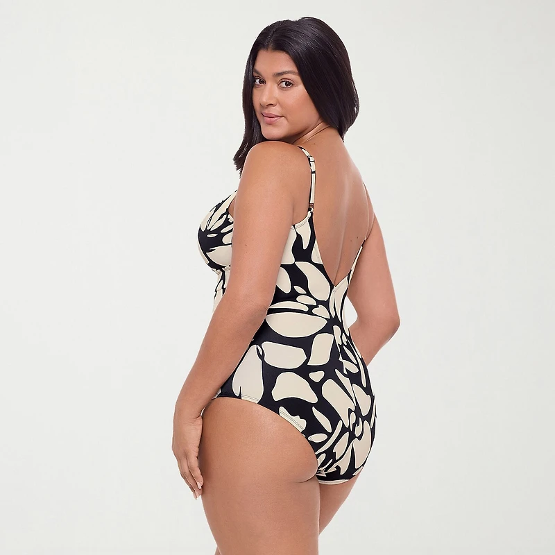 S3 Swim Womens Moderate Coverage One Piece Swimsuit
