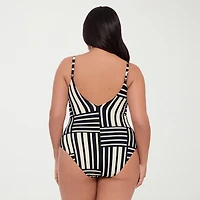S3 Swim Womens Moderate Coverage One Piece Swimsuit