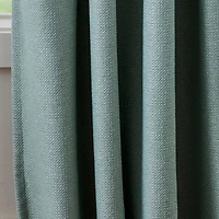 Martha Stewart Bethune Back Tab Blackout Set of 2 Curtain Panel