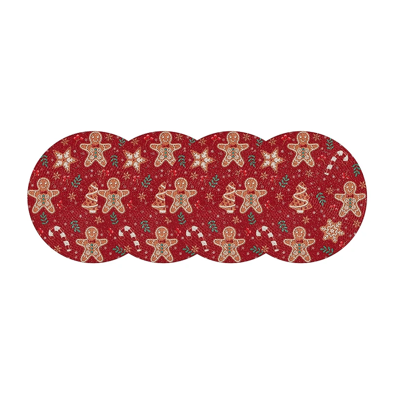 Avanti Holiday Treats 4 Pack Placemat