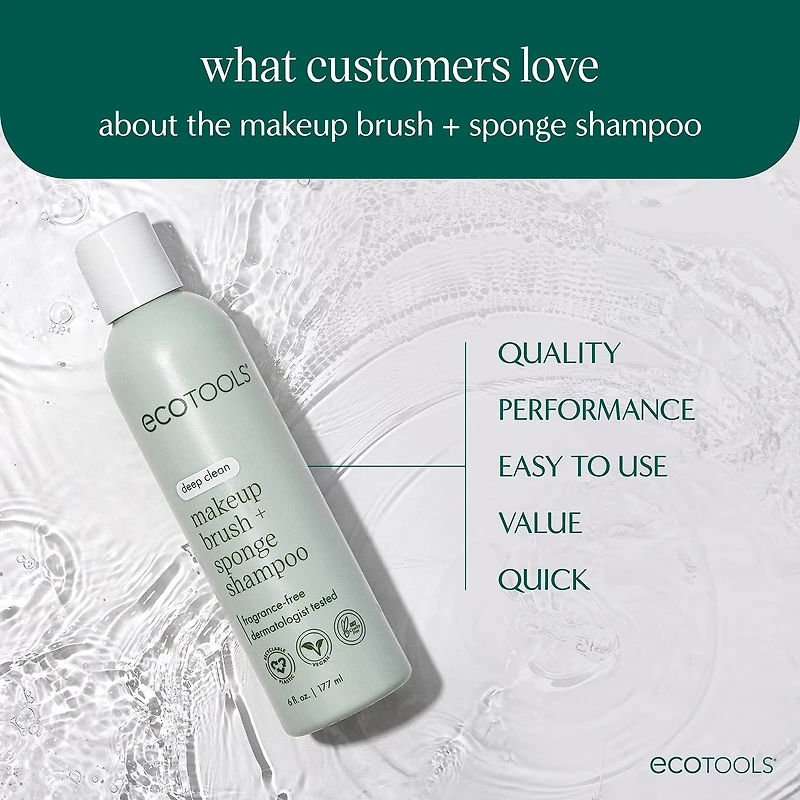 Eco Tools Makeup Brush Cleansing Shampoo