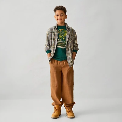 Thereabouts Little & Big Kid Boys Straight Baggy Fit Pull-On Pant