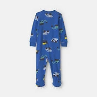 Carter's Baby Boys Footed Crew Neck Long Sleeve One Piece Pajama