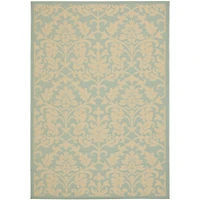 Safavieh Courtyard Collection Winston Oriental Indoor/Outdoor Area Rug