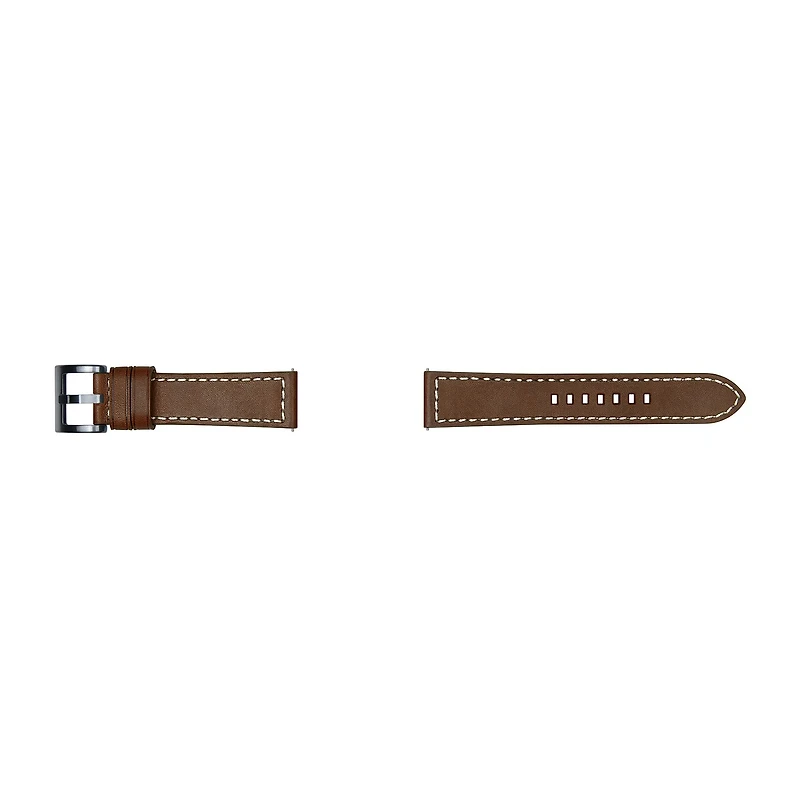 Samsung Galaxy 46mm Compatible Mens Brown Leather Watch Band Gp-R765breeeab