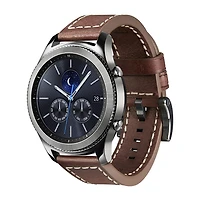 Samsung Galaxy 46mm Compatible Mens Brown Leather Watch Band Gp-R765breeeab