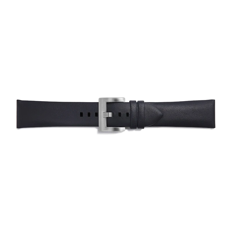 Samsung Galaxy 46mm Compatible Mens Blue Leather Watch Band Gp-R770breeaaa