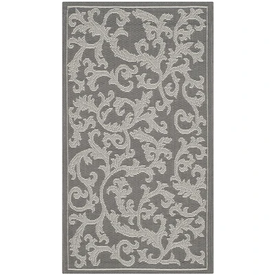 Safavieh Courtyard Collection Horatio Floral Indoor/Outdoor Area Rug