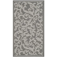 Safavieh Courtyard Collection Horatio Floral Indoor/Outdoor Area Rug