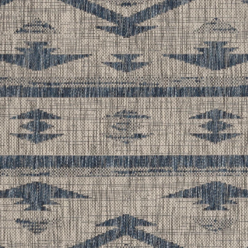 Safavieh Courtyard Collection Easton Geometric Indoor/Outdoor Round Area Rug