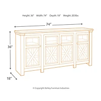 Signature Design by Ashley® Roanoke TV Stand