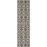 Safavieh Courtyard Collection Luana Geometric Indoor/Outdoor Runner Rug