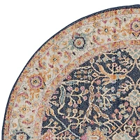 Safavieh Madison Collection Reno Oriental Round Area Rug