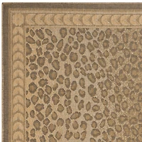 Safavieh Courtyard Collection Daithi Animal Indoor/Outdoor Runner Rug