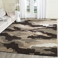 Safavieh Shag Collection Aleah Camouflage Area Rug