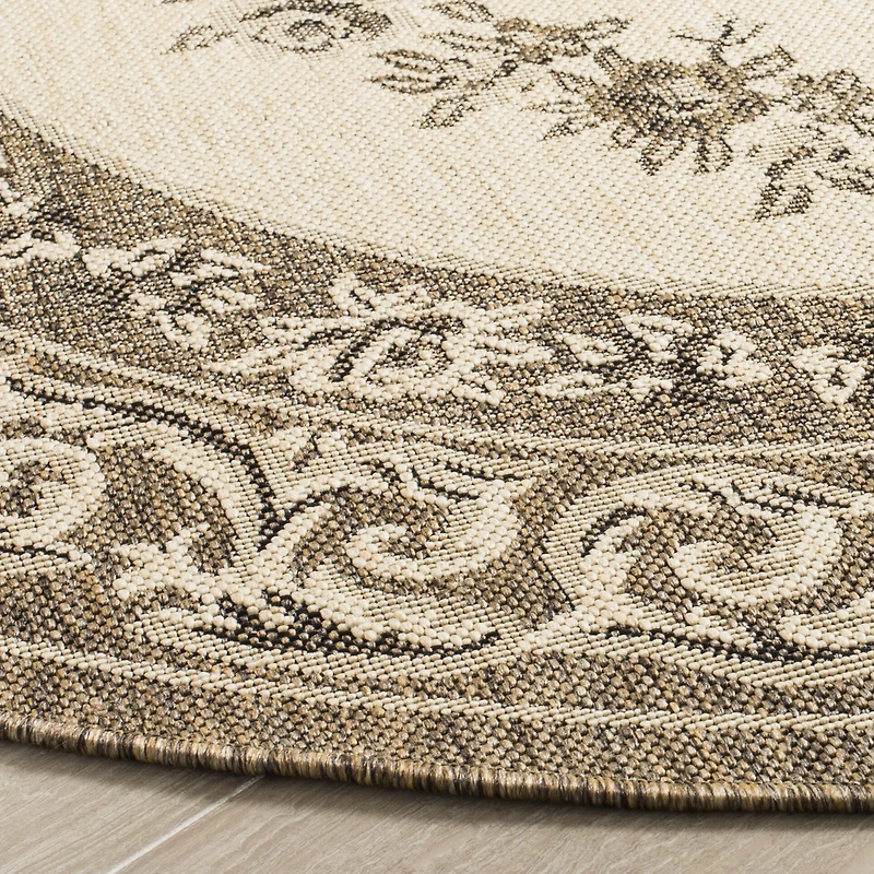 Safavieh Courtyard Collection Dorothea Oriental Indoor/Outdoor Runner Rug