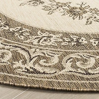 Safavieh Courtyard Collection Dorothea Oriental Indoor/Outdoor Runner Rug