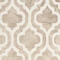 Safavieh Dip Dye Collection Elfrida Geometric Round Area Rug