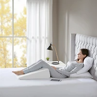Sleep Philosophy Wedge Memory Foam Pillow