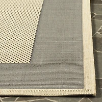 Safavieh Courtyard Collection Trina Bordered Indoor/Outdoor Square Area Rug