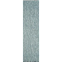 Safavieh Courtyard Collection Elisa Geometric Indoor/Outdoor Runner Rug