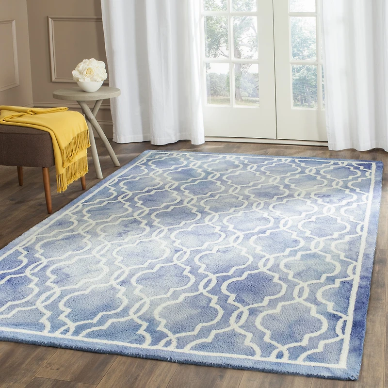 Safavieh Dip Dye Collection Jalen Geometric Square Area Rug