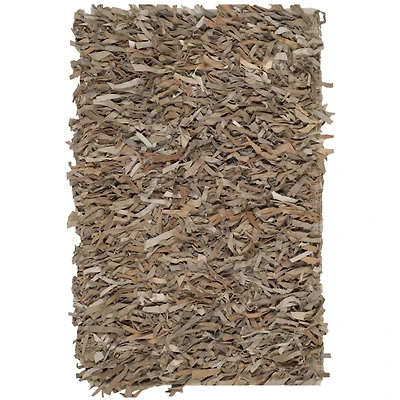 Safavieh Leather Shag Collection Akilah Solid Area Rug