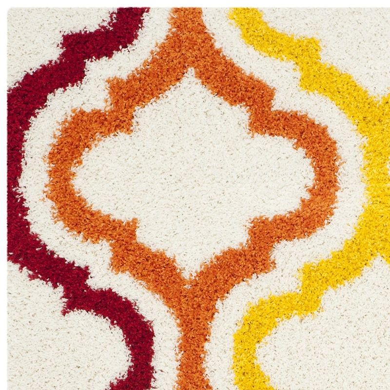 Safavieh Shag Kids Collection Mendoza Geometric Runner Rug