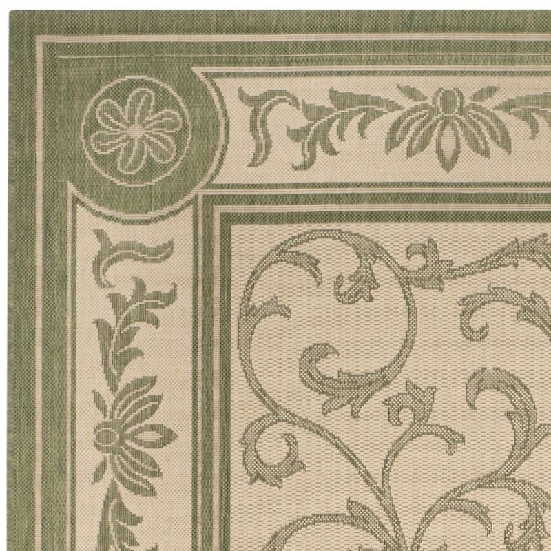 Safavieh Courtyard Collection Miah Floral Indoor/Outdoor Area Rug