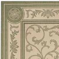 Safavieh Courtyard Collection Miah Floral Indoor/Outdoor Area Rug