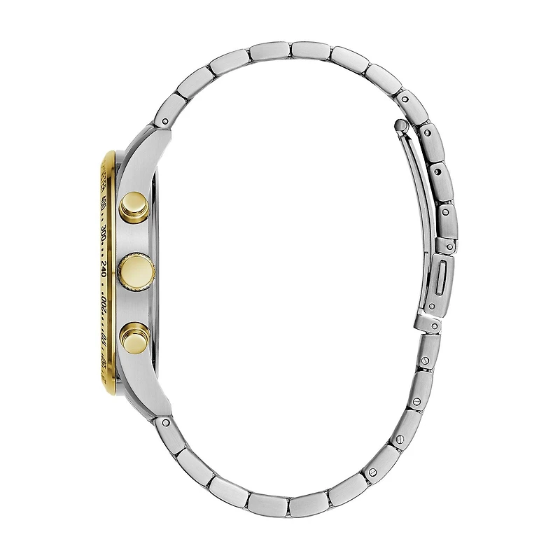 Caravelle Designed By Bulova Mens Two Tone Stainless Steel Bracelet Watch 45b152