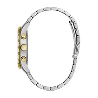 Caravelle Designed By Bulova Mens Two Tone Stainless Steel Bracelet Watch 45b152