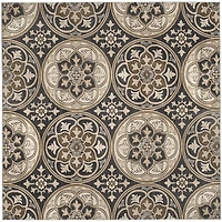 Safavieh Lyndhurst Collection Evette Floral SquareArea Rug