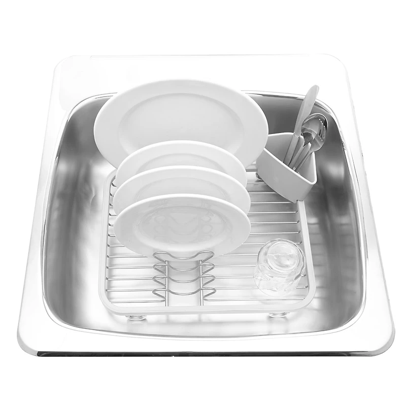 Umbra White Nickel Dish Rack