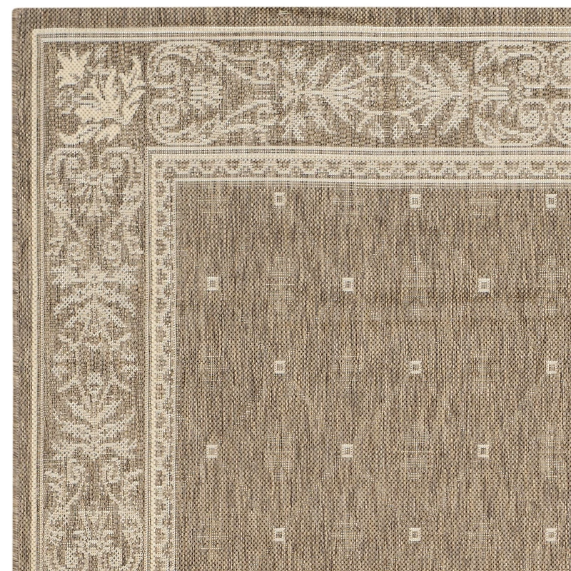 Safavieh Courtyard Collection Oakley Oriental Indoor/Outdoor Runner Rug