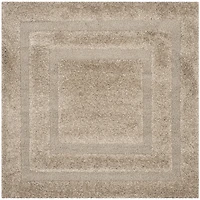 Safavieh Shag Collection Smith Solid Square Area Rug