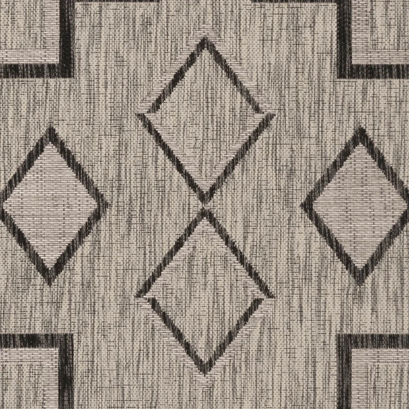 Safavieh Courtyard Collection Ambrose Geometric Indoor/Outdoor Square Area Rug