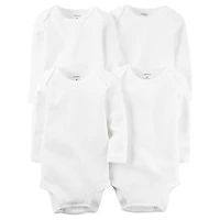 Carter's Baby Unisex Crew Neck Long Sleeve 4-pc. Bodysuit