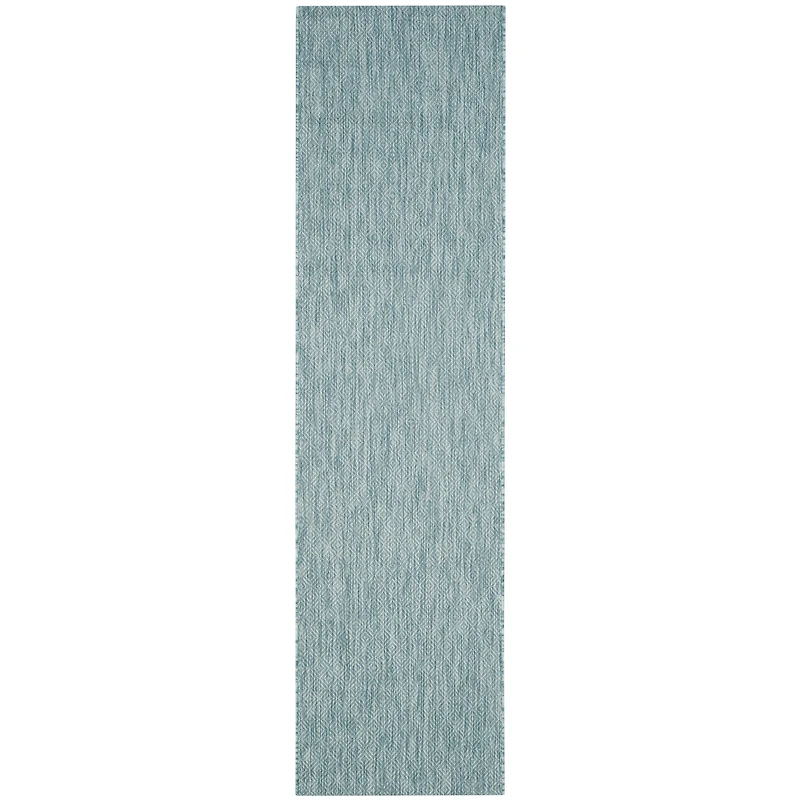 Safavieh Courtyard Collection Monroe Stripe Indoor/Outdoor Runner Rug