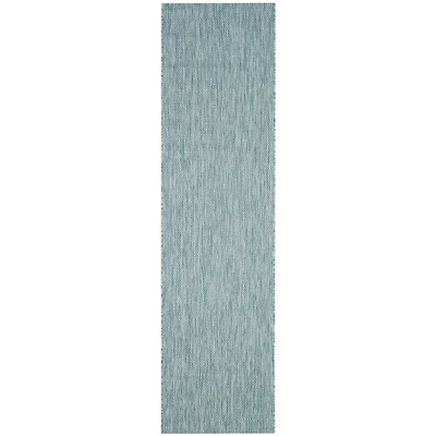 Safavieh Courtyard Collection Monroe Stripe Indoor/Outdoor Runner Rug