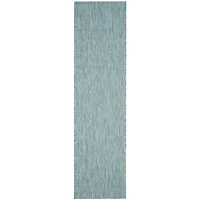 Safavieh Courtyard Collection Monroe Stripe Indoor/Outdoor Runner Rug