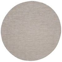 Safavieh Courtyard Collection Monroe Stripe Indoor/Outdoor Round Area Rug