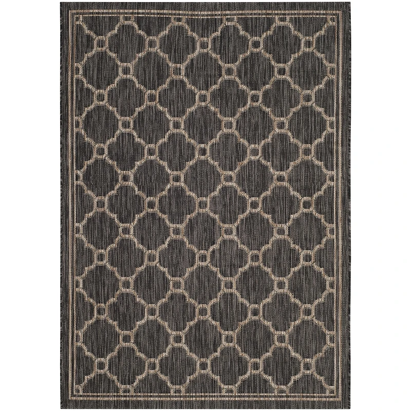 Safavieh Courtyard Collection Ian Geometric Indoor/Outdoor Area Rug