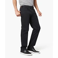 Dockers Jean Cut Khaki All Seasons Tech Mens Comfort Waistband Straight Fit Flat Front Pant